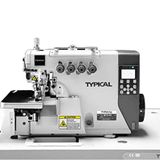 Typical GN-7100-4H D3 Elektronik Direct Drive Full Otomatik 4 İplik Overlok Dikiş Makinası