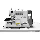Typical GN-7100-4H Q3 Elektronik Direct Drive Full Otomatik 4 İplik Hava Sistemli Overlok Dikiş Makinası