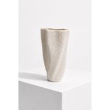 Typoniq Attitude Included Forma Vero Organik Dokulu Dekoratif Seramik Vazo 27 x 12 cm