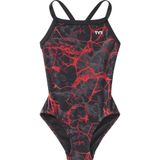 TYR Durafast Elite® DF Kız Çocuk Mayosu - Synapse (Kırmızı)