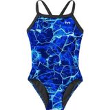 TYR Durafast Elite® DF Kız Çocuk Mayosu - Synapse (Mavi)