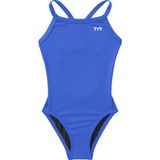 Tyr Durafast Elite® Diamondfit Kız Çocuk Mayo - Solid - Siyah