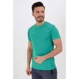 Tyron Erkek Polyester Bisiklet Yaka T-Shirt Heat - Yeşil