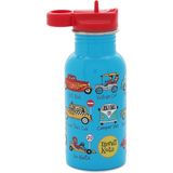 Tyrrell Katz 400 ml Paslanmaz Çelik Matara Pipetli Hafif ve Taşınabilir Mavi Renk