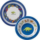 Tyrrell Katz Melamin Mama Tabağı - Mama Kasesi Set Dino