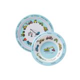 Tyrrell Katz Melamin Mama Tabağı - Mama Kasesi // Trucks - Iş Makinaları