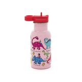 Tyrrell Katz Pipetli Çelik Matara 400ml PINK DINO