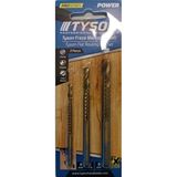 Tyson Freze Matkap Uç Seti 3 Lü Set 4-6-8 mm (Ahşap Plastik) TYS9169