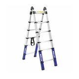 Tyson Pro Series Alüminyum Teleskopik Merdiven 440 cm 14 Basamaklı 150 kg Kapasiteli - TYS9149