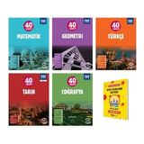 TYT 40 Seans Matematik Geometri Türkçe Tarih ve Coğrafya Eşit Ağırlık 5li Set
