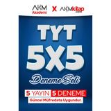 TYT 5x5 Farklı Yayın Deneme Seti - AKM Akademi