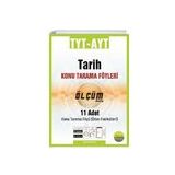 TYT-AYT 11 Fasikül 11x16 Sayfa Tarih Tarama Föyleri