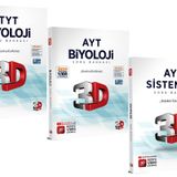 TYT AYT Biyoloji Soru Bankası Seti 3D Yayınları