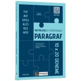 TYT AYT KPSS ALES DGS MSÜ Taktiklerle ve Stratejilerle Paragraf 10 x 20 Deneme