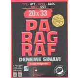 TYT AYT KPSS ALES MSÜ DGS Paragraf 20 x 33 Deneme Sınavı Edebiyat Sokağı