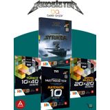 TYT Bekosistem Matmaster Matematik 10'lu Deneme + TYT 10x40 Türkçe Deneme + TYT 20x20 Sosyal Bilimler Deneme + TYT Bekosistem Striker 3 Deneme Seti - A Yayınları