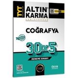 Tyt Coğrafya 30 X 5 Deneme Altın Karma Yayınları