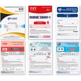 Tyt Deneme Sınavı 6’lı Karışık Set – 3D Yayınları, Üç Dört Beş, Esen, Çözüm, Yanıt, Iceberg Tyt Türkiye Geneli Deneme Kitapçığı