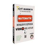TYT DGS KPSS ALES MSÜ Matematik Denklem Eşitsizlik Video Ders Notları