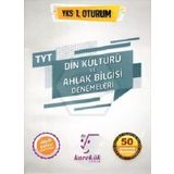 TYT Din Kültürü ve Ahlak Bilgisi 1.Oturum 50'li Deneme-Karekök Yayınları