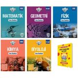 TYT IceBerg Matematik Geometri Fizik Kimya ve Biyoloji Soru Bankası Sayısal 5li Set