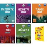 TYT IceBerg Matematik Geometri Türkçe Tarih ve Coğrafya Soru Bankası 5li Set