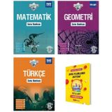 TYT IceBerg Matematik Geometri ve Türkçe Soru Bankası 3lü Set