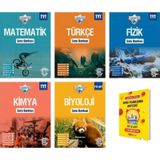 TYT IceBerg Matematik Türkçe Fizik Kimya ve Biyoloji Soru Bankası 5li Set