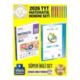 Tyt Matematik 40X12 Deneme+Üçdörtbeş Tyt Matematik 10 Lu Deneme+Kalem