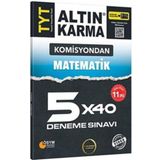 TYT Matematik 5x40 Deneme Sınavı-Altın Karma Yayınları