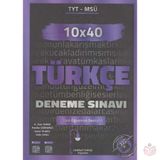TYT MSÜ Türkçe 10x40 Deneme Edebiyat Sokağı Yayınları