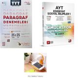 TYT Paragraf Denemeleri + 3D Yayınları Ayt Edebiyat -Sosyal 1 Simülasyon Set 2025(priz tutuculu)