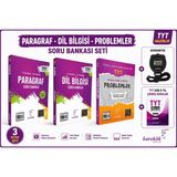 Tyt Paragraf,dil Bilgisi,problemler Soru Bankası 3lü Set (2hediye)