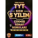 TYT Son 5 Yılın Çıkmış Soruları Tıpkı Basım 5 Fasikül Tek Kitapta Video Çözümlü