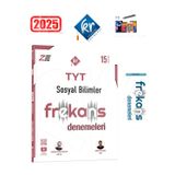 TYT Sosyal Bilimler 15'li Frekans Denemeleri +Dokunmatik Kalem KR