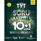 TYT Sosyal Bilimleri Soru Analizli 10+1 Deneme-Puan Yayınları