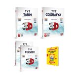 TYT Tarih Coğrafya ve Felsefe-Din Soru Bankası 3lü Set