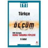 TYT Türkçe Konu Tarama Föyleri Ölçüm Serisi 6 Fasikül-Pano Yayınları
