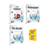 TYT Türkçe Paragraf ve Dilbilgisi Soru Bankası 3lü Set