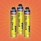 Tytan Mantolama Köpüğü Tabancalı Styro 753 Tytan 750 ml Tytan - Selena - 3'lü