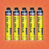 Tytan Mantolama Köpüğü Tabancalı Styro 753 Tytan 750 ml Tytan - Selena - 5 Adet