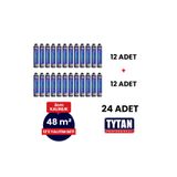 TYTAN Poliüretan Isı Yalıtım Köpük Seti (24 adetx870 ml- 48 m2)