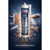 Tytan Professional TYTAN GÜÇLÜ MONTAJ YAPIŞTIRICISI (KORNİŞ SİLİKONU) HIGH TACK BEYAZ
