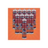Tytan Tyttan Polyfıx Üniversal Şeffaf Silikon 280 Gr Pencere, Kapı, Duşakabin, Mutfak Mermeri. (10 Adet.)