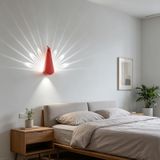 TZSMUM İç mekan yaratıcı duvar lambası, tavus kuşu tasarımlı LED duvar lambası, modern, demir, 3000 K/6000 K, duvar aydınlatması, yatak odası, koridor, oturma odası, koridor için dekorasyon (beyaz