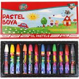U-4 12 Renk Pastel Boya - Karışık-Çok Renkli - 1 Adet
