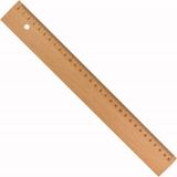 U-4 30 cm Tahta Cetvel 2 Adet