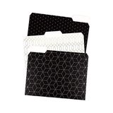 U Brands Fleuri Fashion Yelpaze Klasör 24'lü Paket Modern, Klasik - Standart
