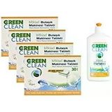 U Clean Bitkisel Bulaşık Makinesi Tableti 120Li Parlatıcı Hediyeli