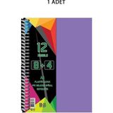 U-Deep Spiralli Pp Kapak 8+4 300 Yaprak 12 Ayraçlı Defter